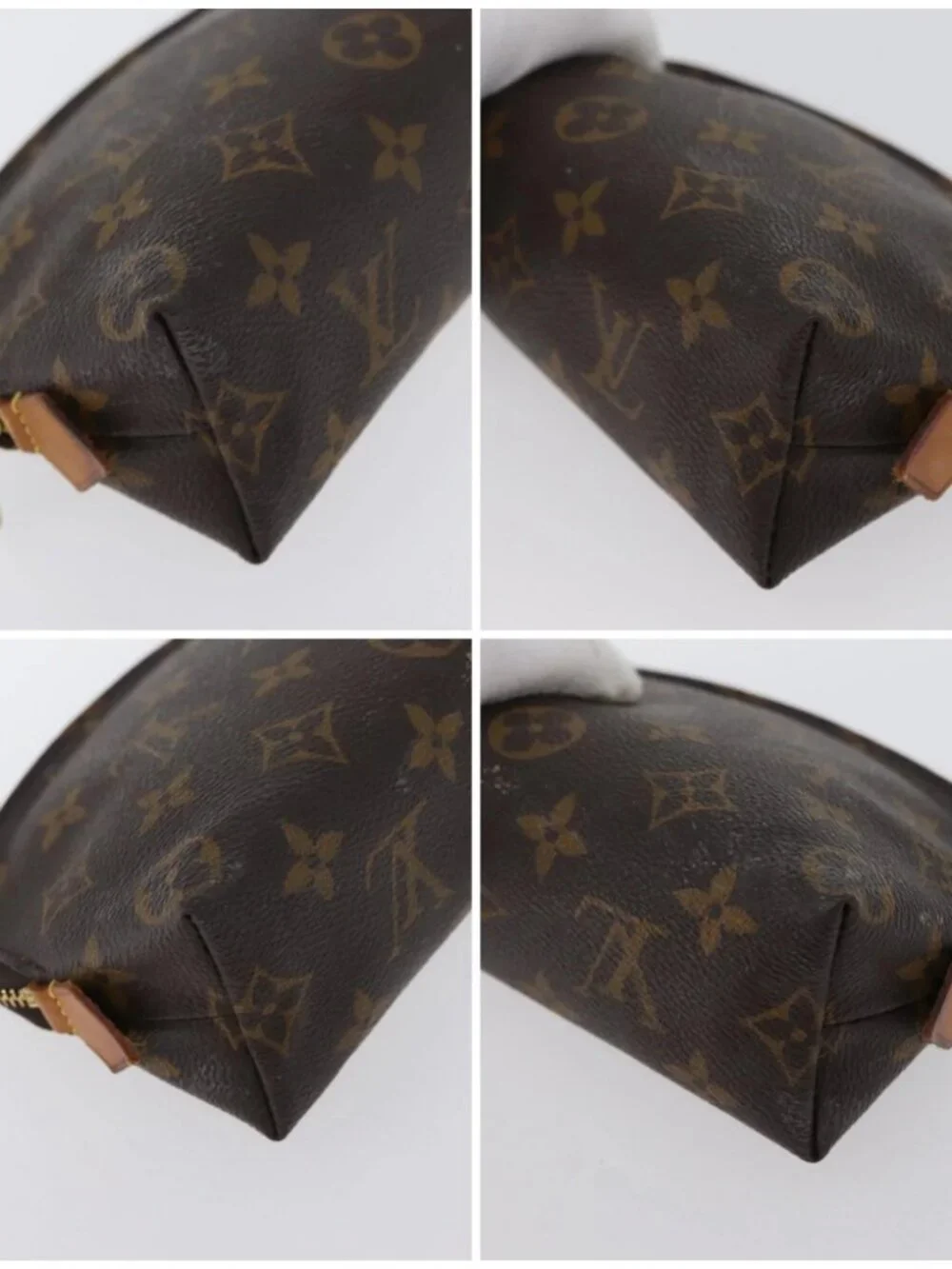 LOUIS VUITTON Monogram Pochette Cosmetic PM Pouch M43998 LV Auth 172493
